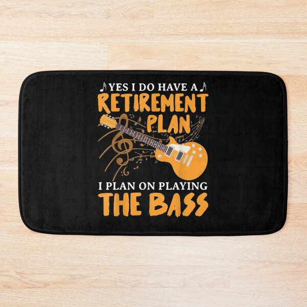 Item preview, I Plan On Playing The Bass Guitar Retirement Bassist Gifts  designed and sold by jerrie9.