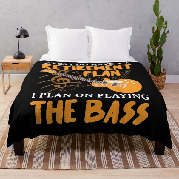 Item preview, I Plan On Playing The Bass Guitar Retirement Bassist Gifts  designed and sold by jerrie9.