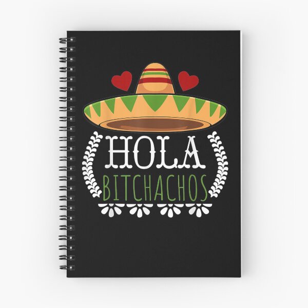 Item preview, Hola Bitchachos Fiesta Cinco De Mayo Funny Saying Design  designed and sold by laurader.