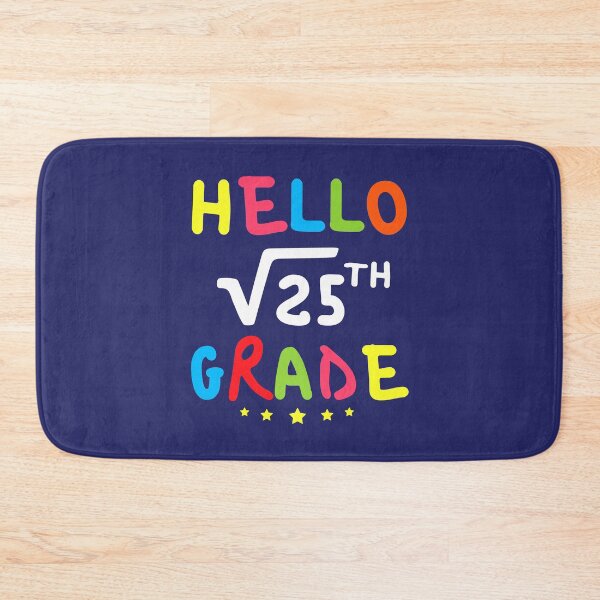 Item preview, Hello 5th Grade Back To School Math Teacher Square Root Of 25 Funny Math Lover Kids Gifts designed and sold by alenaz.
