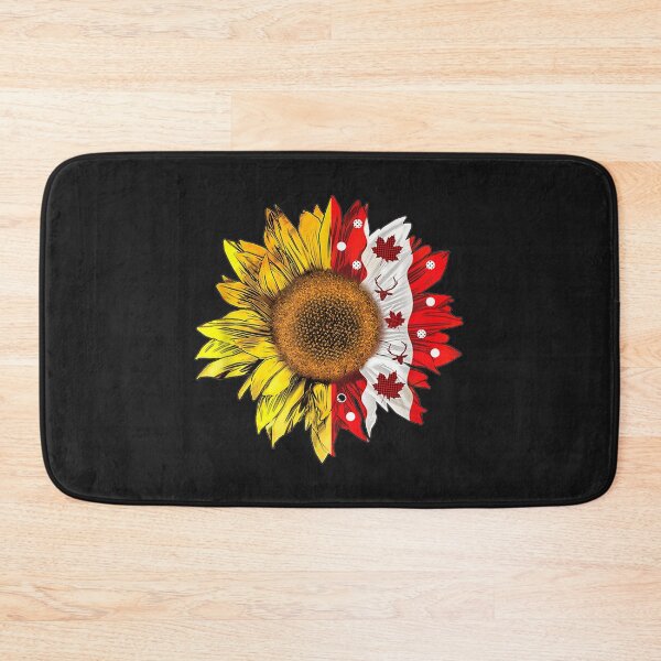 Item preview, Happy Canada Day Funny Canadian Flag Sunflower designed and sold by coraclr.