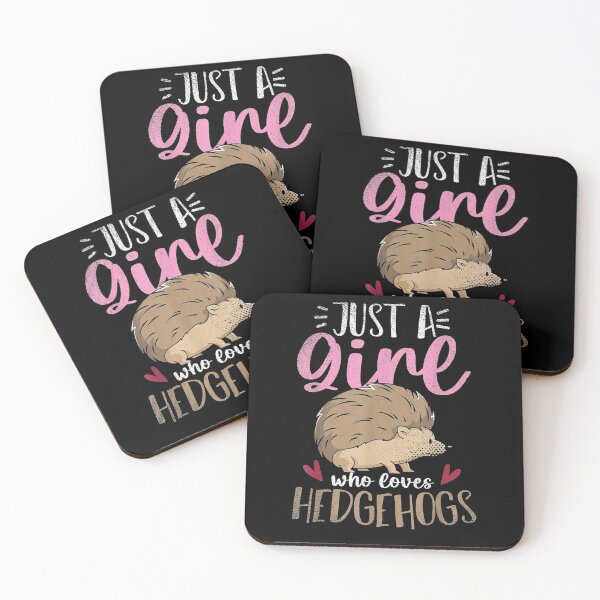 Item preview, Just A Girl Who Loves Hedgehogs Wildlife Animal Hedgehog  designed and sold by laurader.