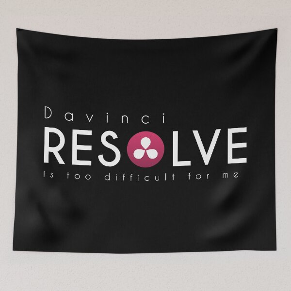 Item preview, Davinci Resolve is too difficult for me designed and sold by JahidMunna.