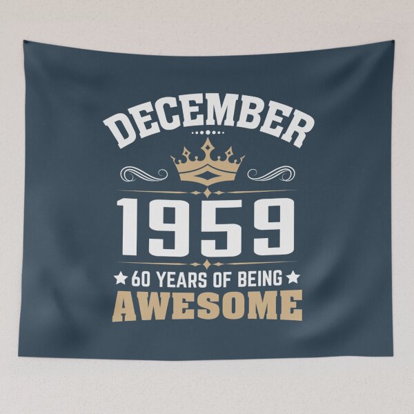 Item preview, December 1959 60 Years Of Being Awesome designed and sold by wah-ah-ah.