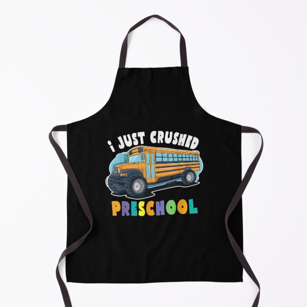 Item preview, I Just Crushed Preschool Last Day Of School School Bus Kids designed and sold by laurader.