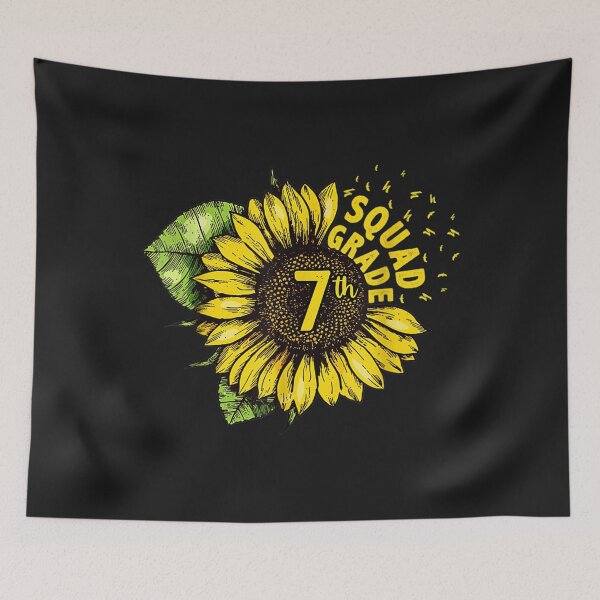 Item preview, Hello 7th Grade Seventh Grade Squad Sunflower Back To School designed and sold by coraclr.