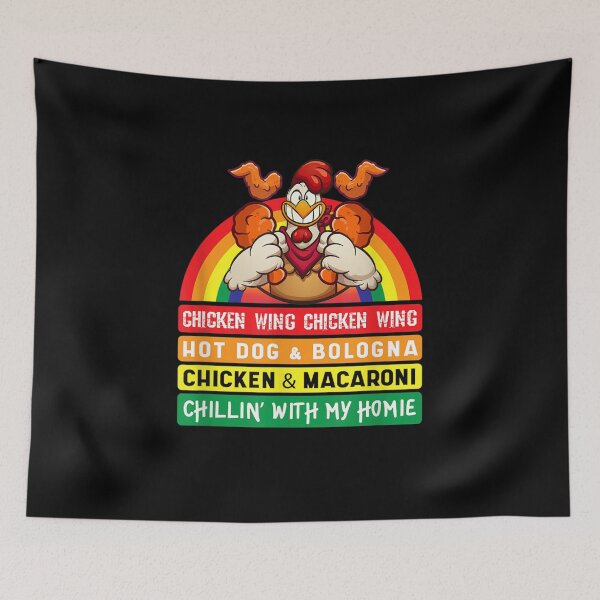 Item preview, Cooked Chicken Wing Chicken Wing Hot Dog Bologna Macaroni  designed and sold by jerrie9.