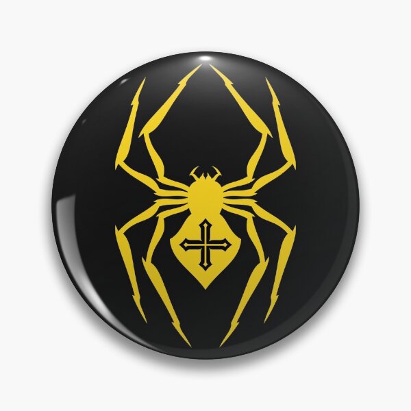 Item preview, Yellow Spider with Cross designed and sold by artskill2k17.