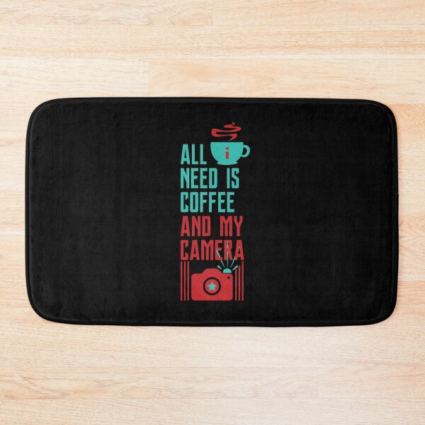 Item preview, All I Need Is Coffee And My Camera  designed and sold by PrasartShop.