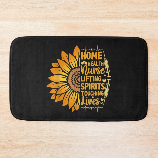 Item preview, Home Health Nurse Nursing Sunflower Touching Lives designed and sold by coraclr.