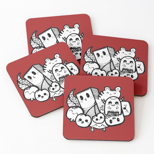 Item preview, Cute doodle monsters designed and sold by Dhruthi Shetty.