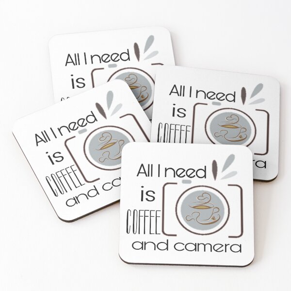 Item preview, All I need is Coffee and Camera designed and sold by chaayasartsy.