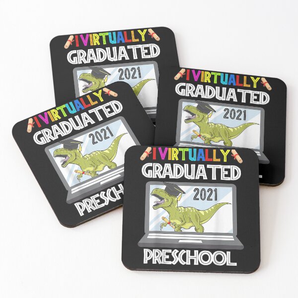 Item preview, I Virtually Graduated Preschool Graduation Virtual T Rex  designed and sold by laurader.
