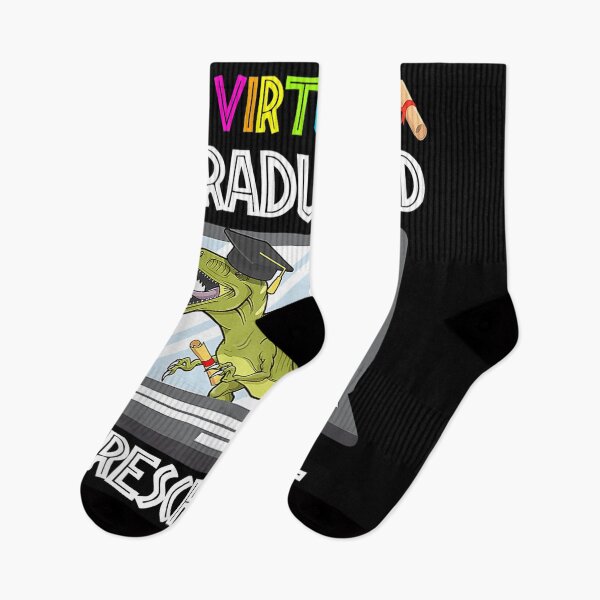 Item preview, I Virtually Graduated Preschool Graduation Virtual T Rex  designed and sold by laurader.