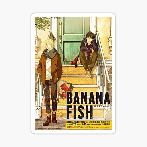 Banana Fish Ash Death Stickers Redbubble