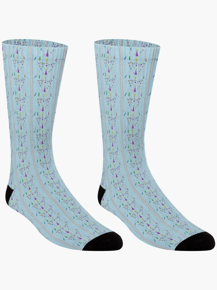 Thumbnail 3 of 5, Socks, Musical Summer designed and sold by RBLBDesigns.