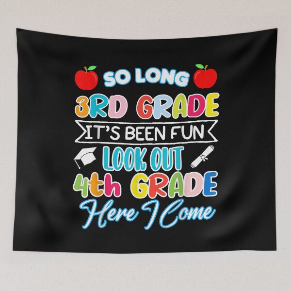 Item preview, So Long 3rd Grade Here I Come Graduation 4th Grade Kids  designed and sold by laurader.