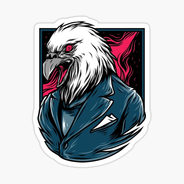 Mafia Hawk Sticker
