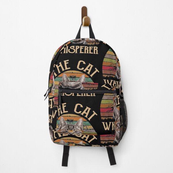 Item preview, The Cat Whisperer Retro Vintage Sunset designed and sold by wah-ah-ah.