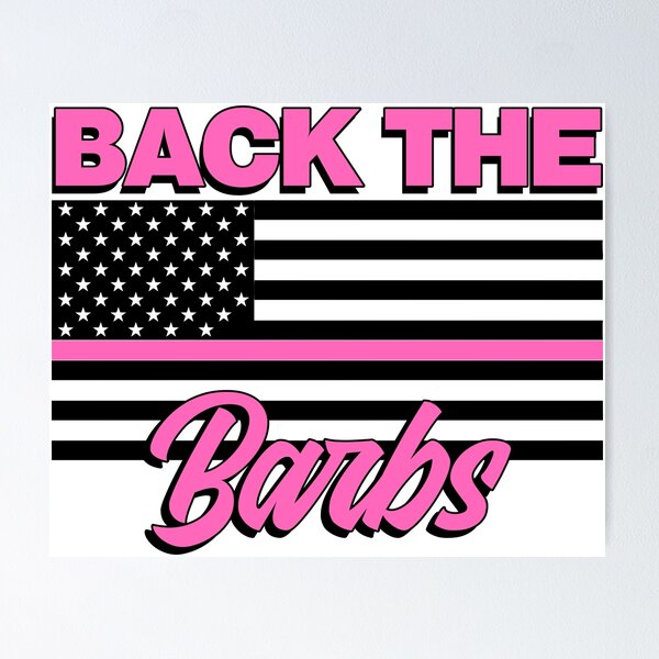 Item preview, BACK THE BARBS designed and sold by DonMerch.