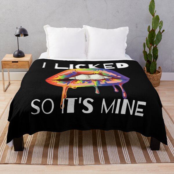 Item preview, I licked so it s mine LGBT equality Rainbow Lesbian designed and sold by Rzelemenz.