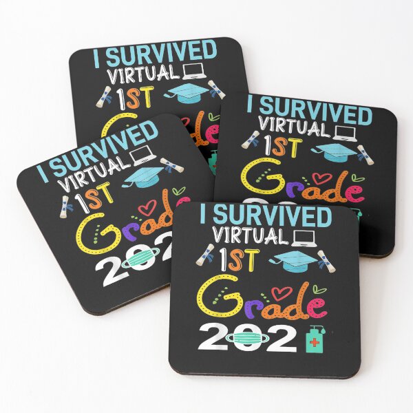 Item preview, Graduation 2021 I Survived 1st Grade Virtual Elementary  designed and sold by laurader.