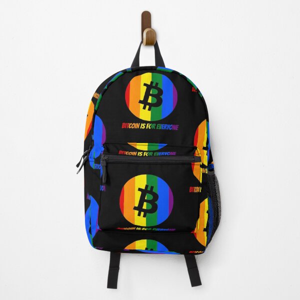 Item preview, Gay Pride Bitcoin Crypto June LGBTQ Circle logo designed and sold by Bitcoin-Fashion.