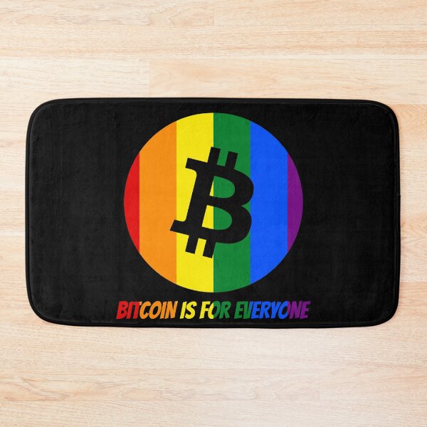 Item preview, Gay Pride Bitcoin Crypto June LGBTQ Circle logo designed and sold by Bitcoin-Fashion.