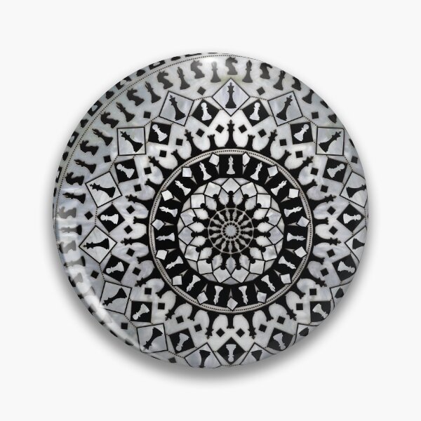 Item preview, Chess Pieces Mandala designed and sold by k9printart.