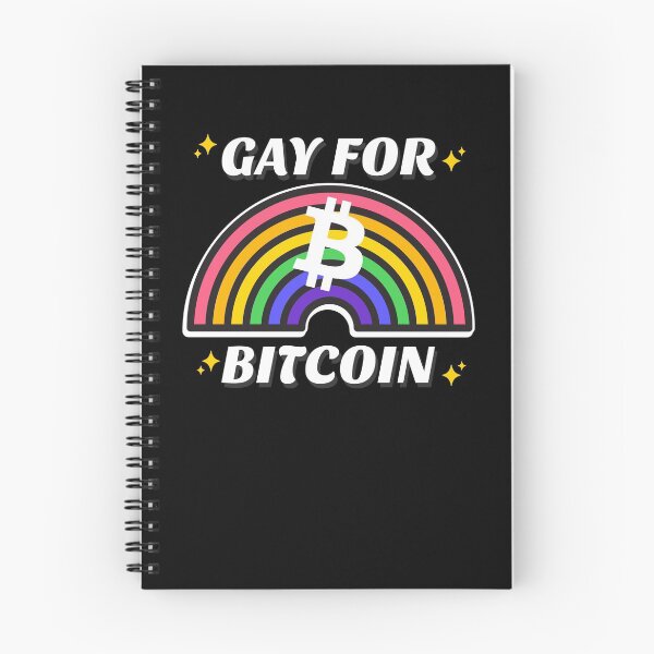 Item preview,  Gay For Bitcoin Crypto Pride June LGBTQ Circle logo designed and sold by Bitcoin-Fashion.
