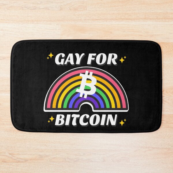 Item preview,  Gay For Bitcoin Crypto Pride June LGBTQ Circle logo designed and sold by Bitcoin-Fashion.