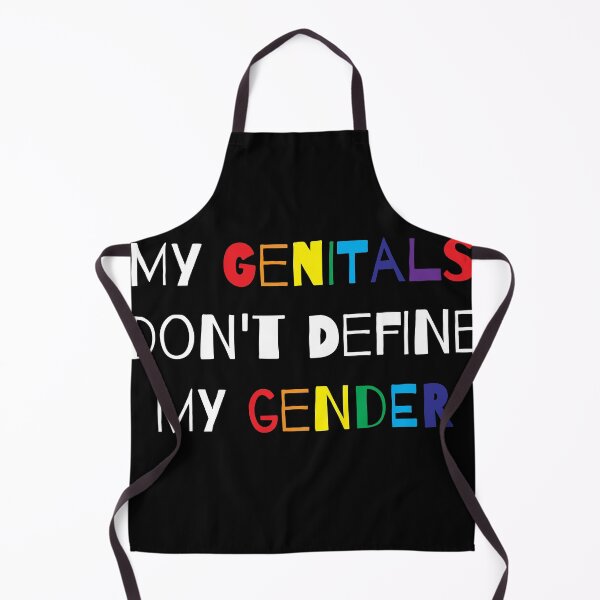 Item preview, My Gentitals dont define my Gender LGBT Rainbow Lesbian designed and sold by Rzelemenz.