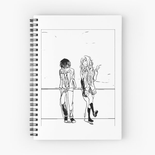 Item preview, Your Lie in April|Shigatsu wa Kimi no Uso - Kaori and Kousei (Mono) designed and sold by Sicoria.