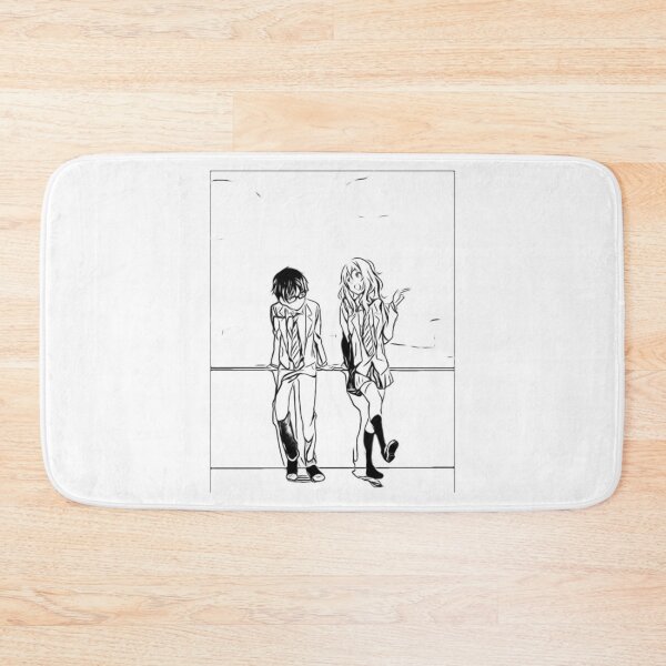 Item preview, Your Lie in April|Shigatsu wa Kimi no Uso - Kaori and Kousei (Mono) designed and sold by Sicoria.