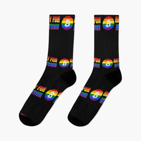 Item preview, Gay For Bitcoin Crypto Pride June LGBTQ Circle logo designed and sold by Bitcoin-Fashion.