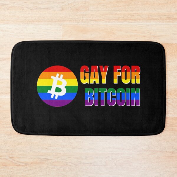 Item preview, Gay For Bitcoin Crypto Pride June LGBTQ Circle logo designed and sold by Bitcoin-Fashion.