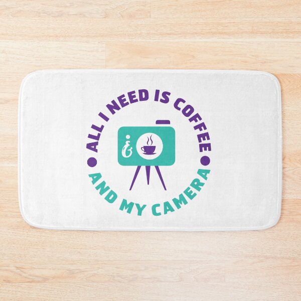 Item preview, All I Need Is Coffee And My Camera designed and sold by PrasartShop.
