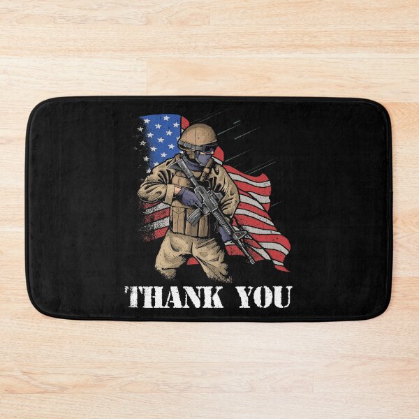 Item preview, Patriotic American Flag Thank You Men Women Girls Boys Kids designed and sold by kristazzsa112.