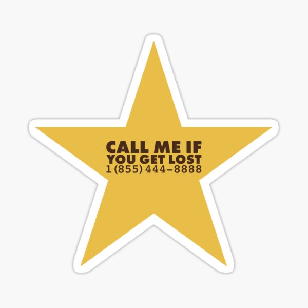 Call Me If You Get Lost - Tyler the creator Stars Sticker for Sale by  zrvby