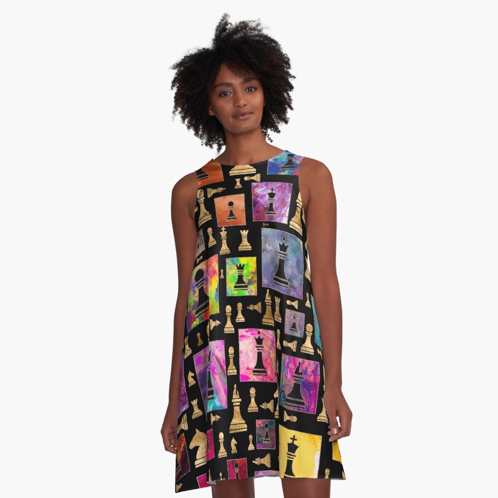 Item preview, A-Line Dress designed and sold by k9printart.