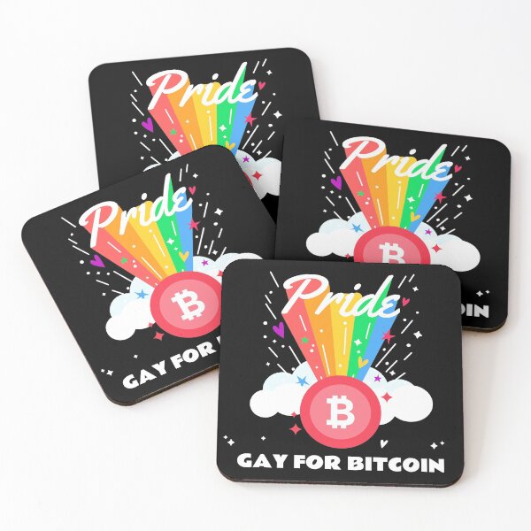 Item preview, Gay For Bitcoin Crypto Pride June LGBTQ Circle logo designed and sold by Bitcoin-Fashion.