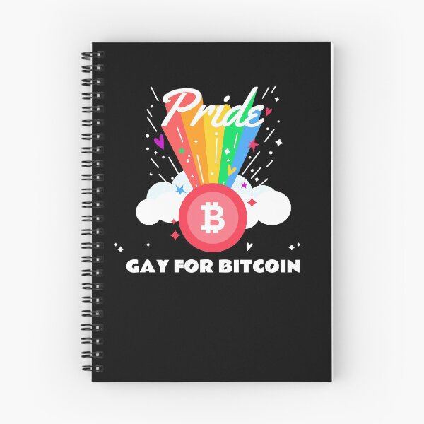 Item preview, Gay For Bitcoin Crypto Pride June LGBTQ Circle logo designed and sold by Bitcoin-Fashion.