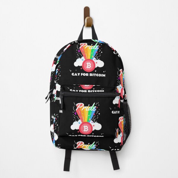 Item preview, Gay For Bitcoin Crypto Pride June LGBTQ Circle logo designed and sold by Bitcoin-Fashion.