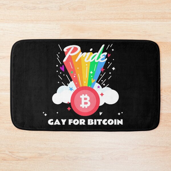 Item preview, Gay For Bitcoin Crypto Pride June LGBTQ Circle logo designed and sold by Bitcoin-Fashion.