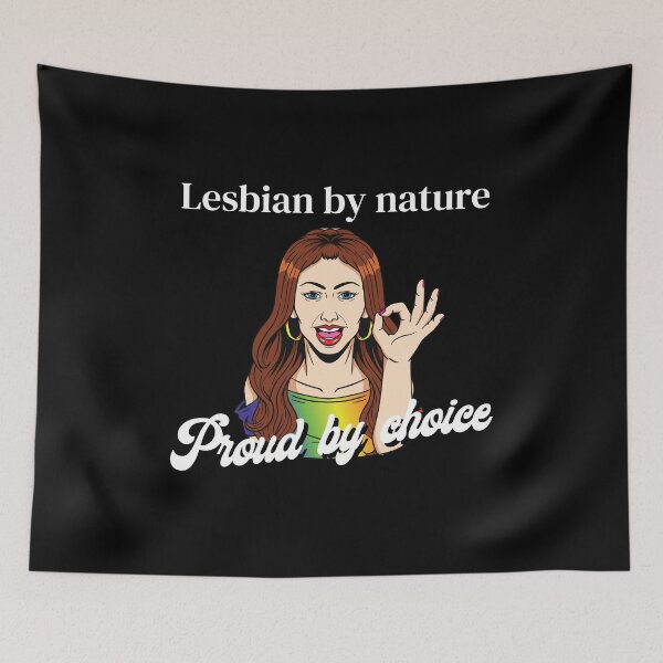 Item preview, Lesbian by Nature Proud by Choice LGBT Rainbow Lesbian  designed and sold by Rzelemenz.