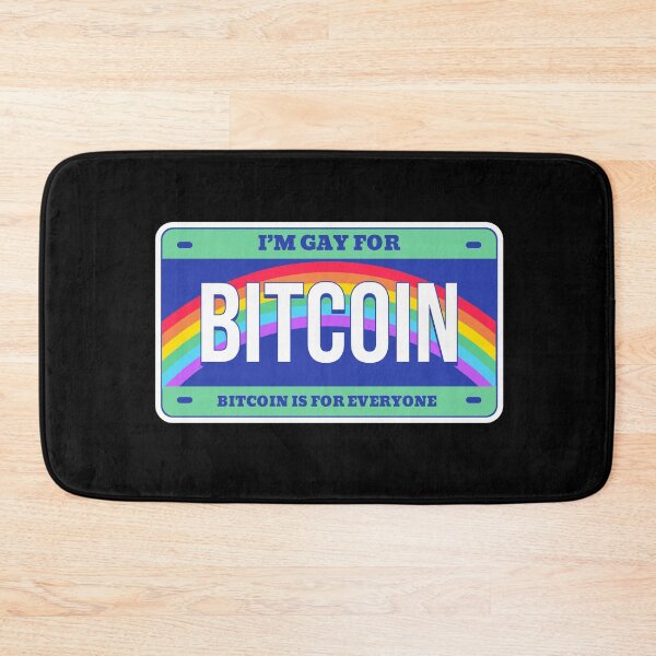 Item preview, Gay For Bitcoin Crypto Pride June LGBTQ Circle logo designed and sold by Bitcoin-Fashion.