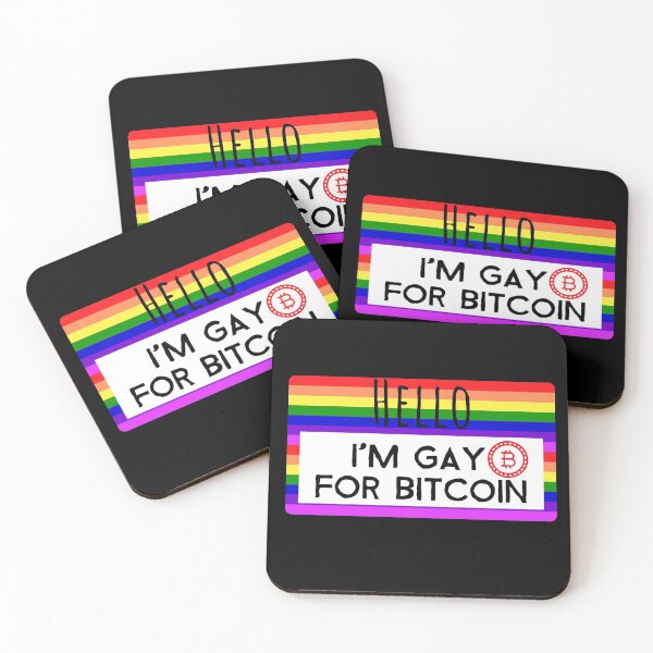 Item preview, Copy of Gay For Bitcoin Crypto Pride June LGBTQ Circle logo designed and sold by Bitcoin-Fashion.