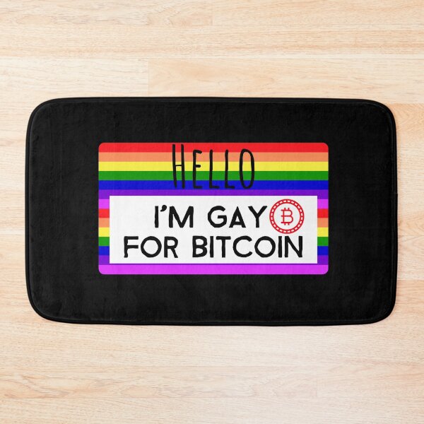 Item preview, Copy of Gay For Bitcoin Crypto Pride June LGBTQ Circle logo designed and sold by Bitcoin-Fashion.