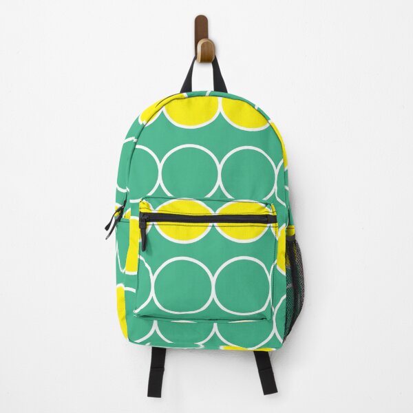 Item preview, Mint Green Yellow White Circle Modern Pattern designed and sold by Nisha Prabhu.