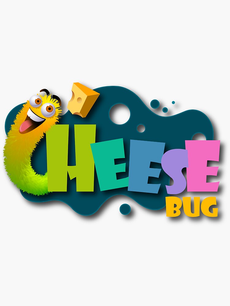 "Cheese Bug" Sticker by momospick Redbubble